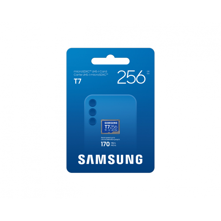 Samsung T7 microSDXC 256GB UHS-I, 170MB/s